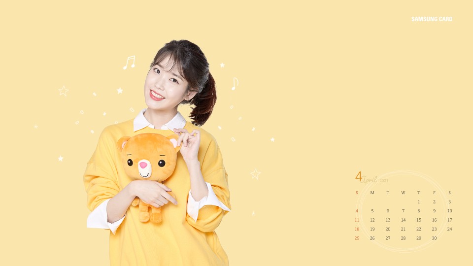 IU 李知恩2021年日歷壁紙珍藏 記錄每個(gè)心動瞬間